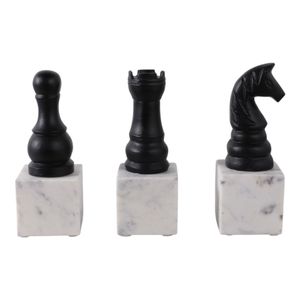 CLEOWOOD SET OF 3 BLACK DECOR 9 (IN) 5