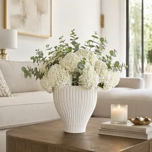 STORMTON IVORY VASE 9 (IN) 2