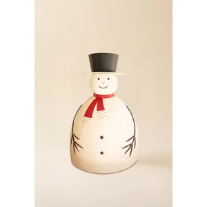 Large Painted Metal Snowman 3