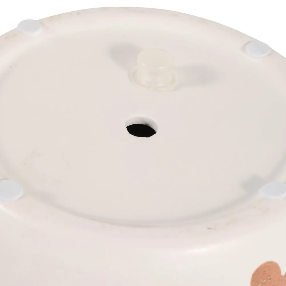 BELDENTON WHITE PLANTER 6 (IN)