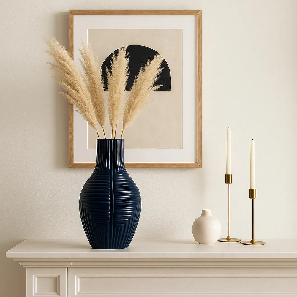 ROBINFIELD BLUE VASE 16 (IN)