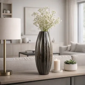 TILTONRIDGE BLACK VASE 20 (IN) 13