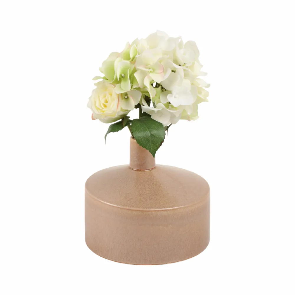 ROCKMILL BROWN VASE 7 (IN)