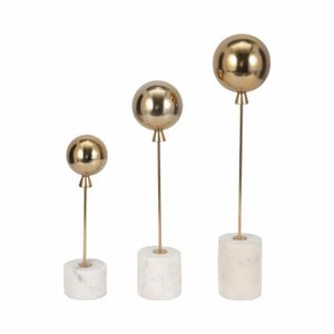 RAFESTONE SET OF 3 GOLD DECOR 18 (IN) 1