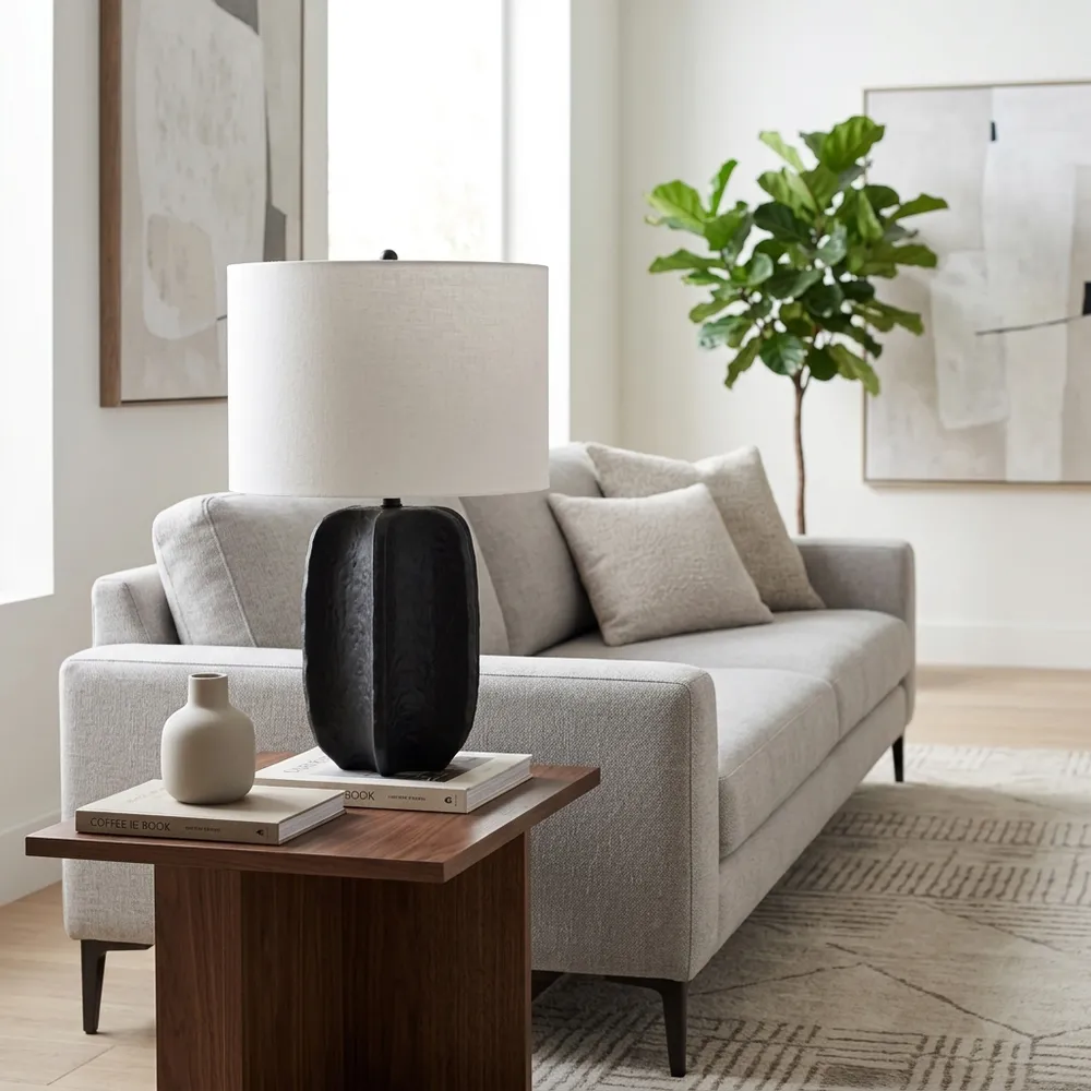 MILLERCREST BLACK LAMP 24 (IN)