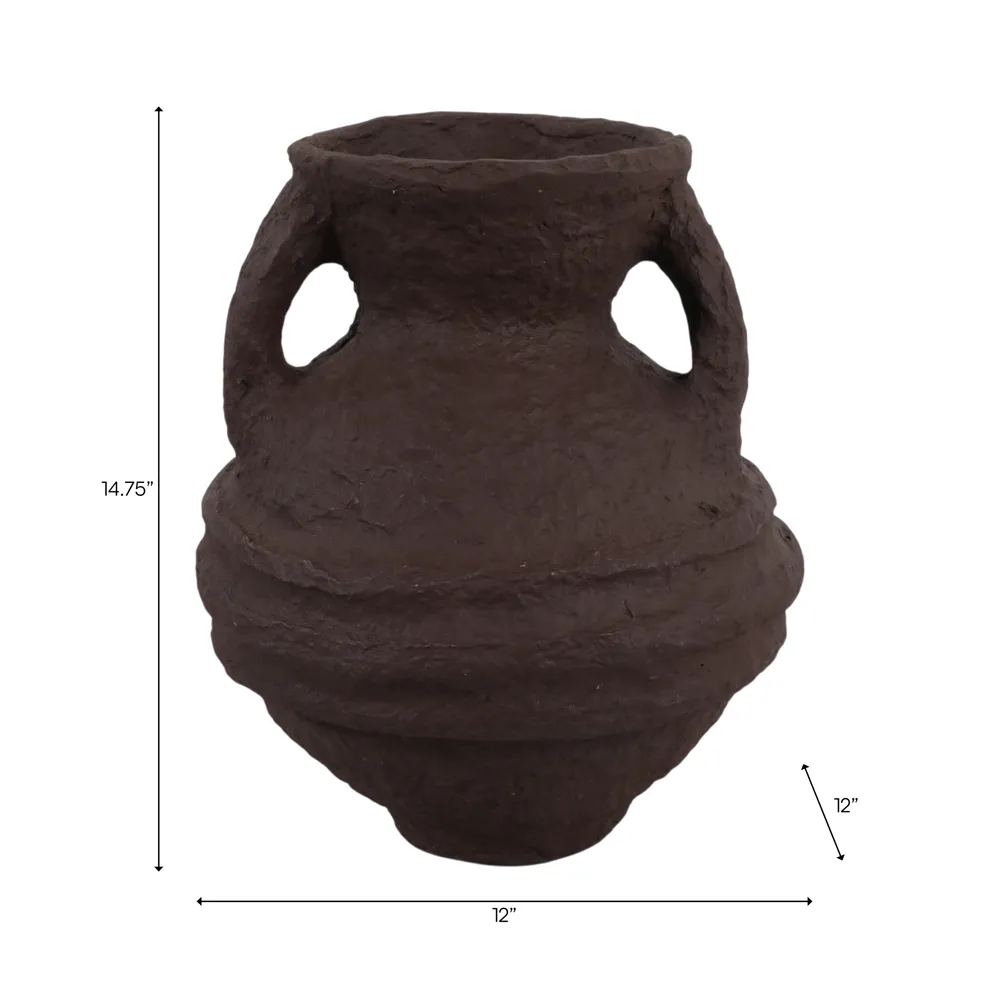 FERRIS BROWN VASE 15 (IN)