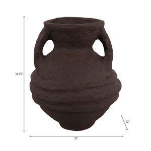 FERRIS BROWN VASE 15 (IN) 10