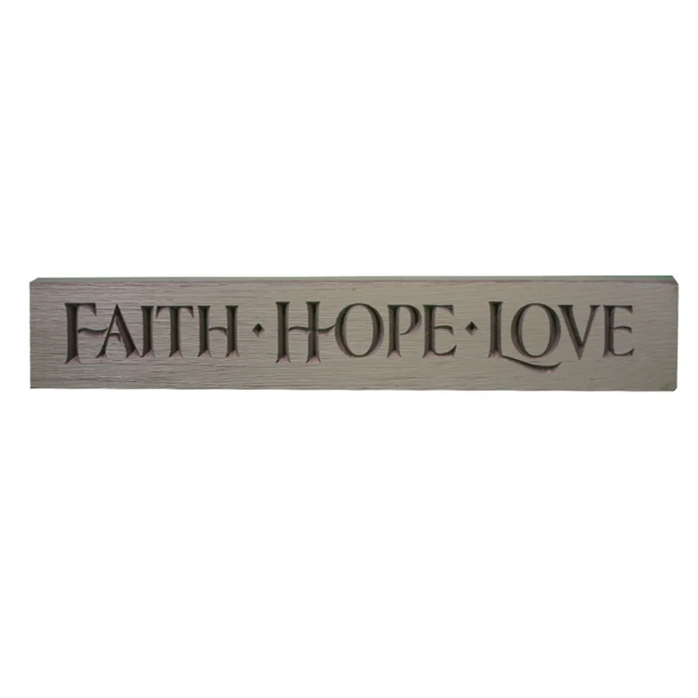 24" USA FAITH HOPE LOVE ROUTED BARNWOOD