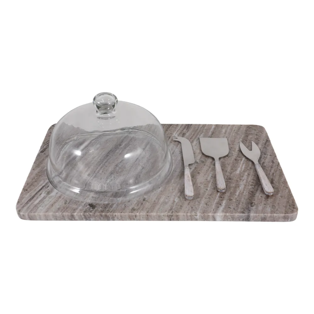 FIONALEY SET OF 5 BROWN SERVEWARE 6 (IN)