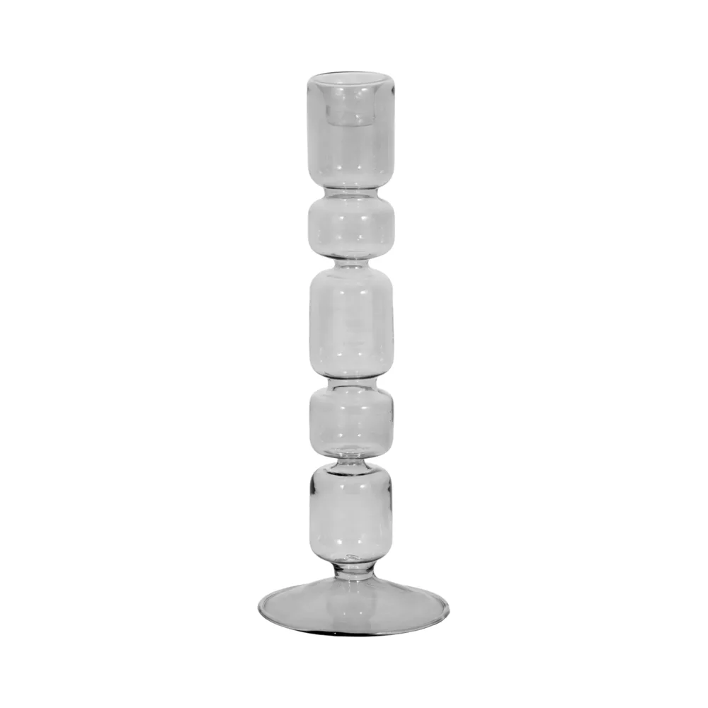 HENDONVALE BLACK CANDLE HOLDER 10 (IN)