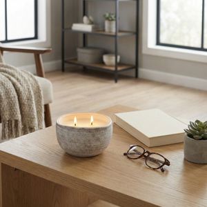 BLAINESTONE MAGNOLIA & LILY CANDLE 4 (IN) 12