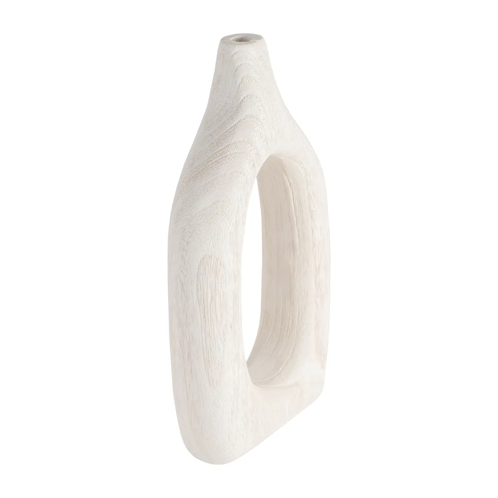 GRAYSONHAM WHITE VASE 14 (IN)