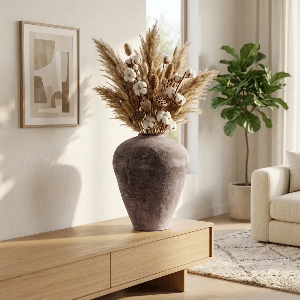 NEWTONDALE BROWN VASE 22 (IN)