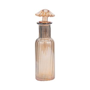 IVYCREST ORANGE GLASS VASE 14 (IN) 4
