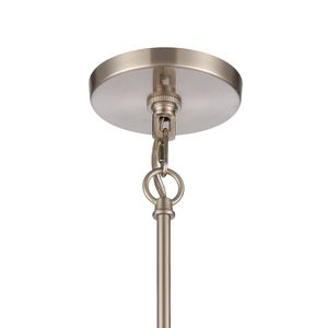 White Burlap 10'' Wide 1-Light Mini Pendant - Ocean Blue 5