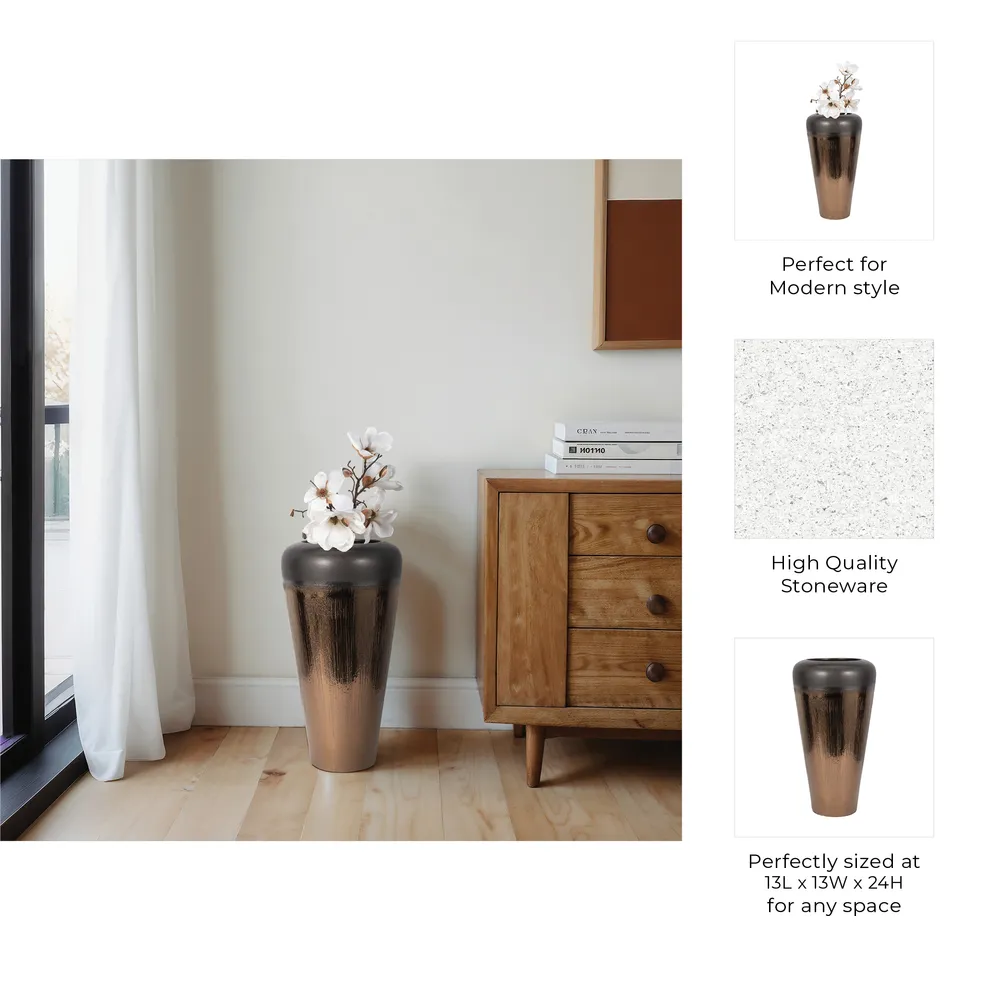 ELMWICK BRONZE VASE 24 (IN)