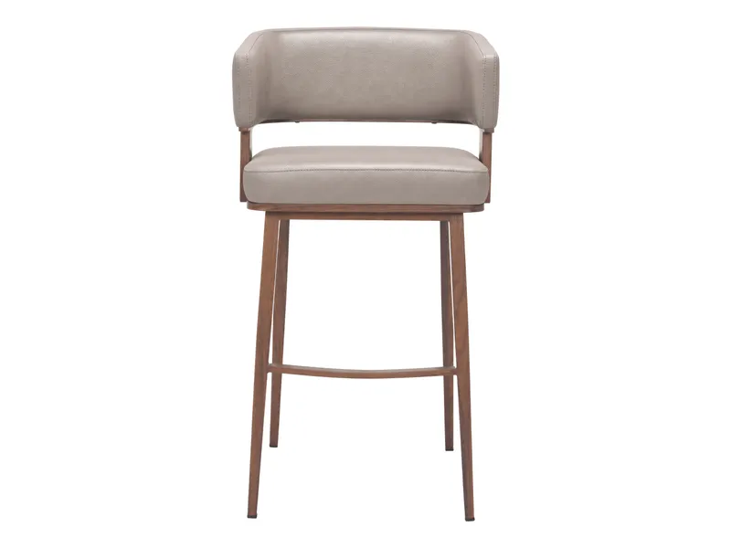 Poise Barstool Brown & Walnut 4