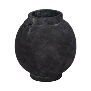 CORBINFORD BLACK VASE 8 (IN) 4