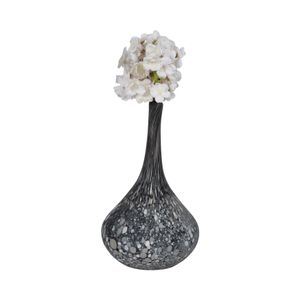 DOUGALROSE GRAY GLASS VASE 15 (IN) 3
