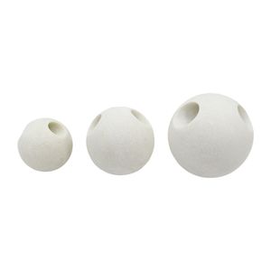 UPTONFIELD SET OF 3 WHITE ORBS 6 (IN) 5