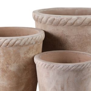 COOPERSHAW SET OF 3 WHITE PLANTER 15 (IN) 7