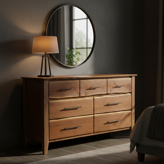 Heartland Walnut Seven Drawer Dresser - Premium