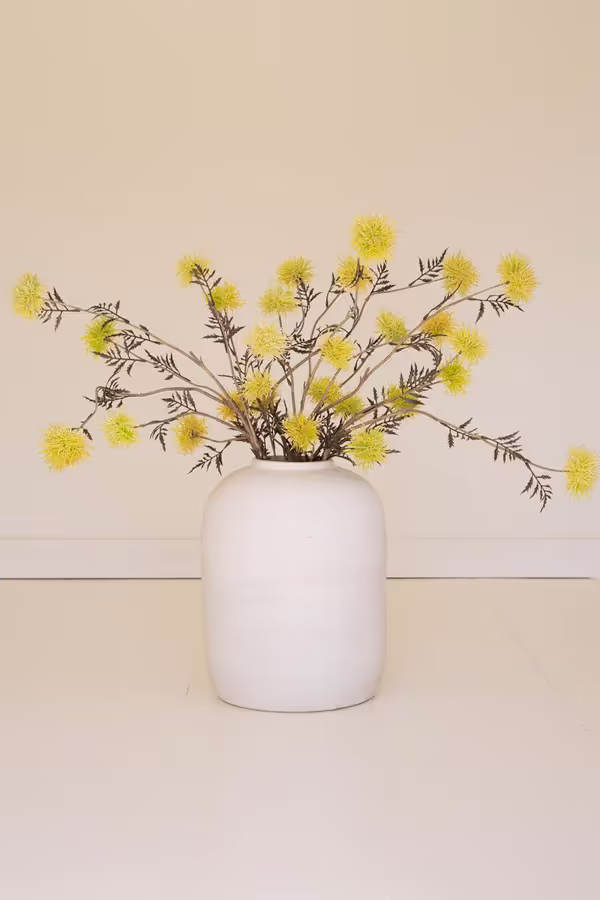 Artificial Yellow Flower Spray