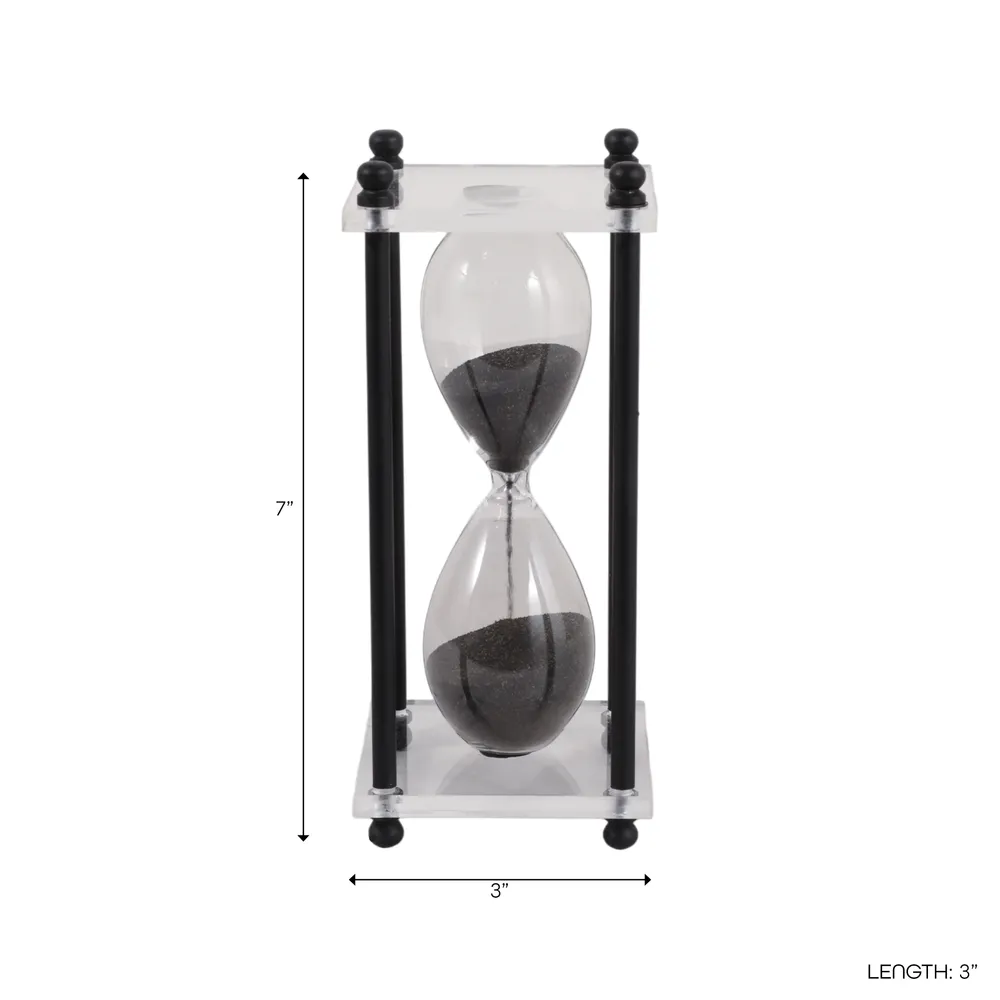 GARNETTMILL CLEAR HOURGLASS 7 (IN)