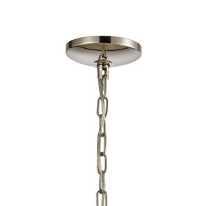 Geosphere 15'' Wide 3-Light Chandelier - Polished Nickel 2