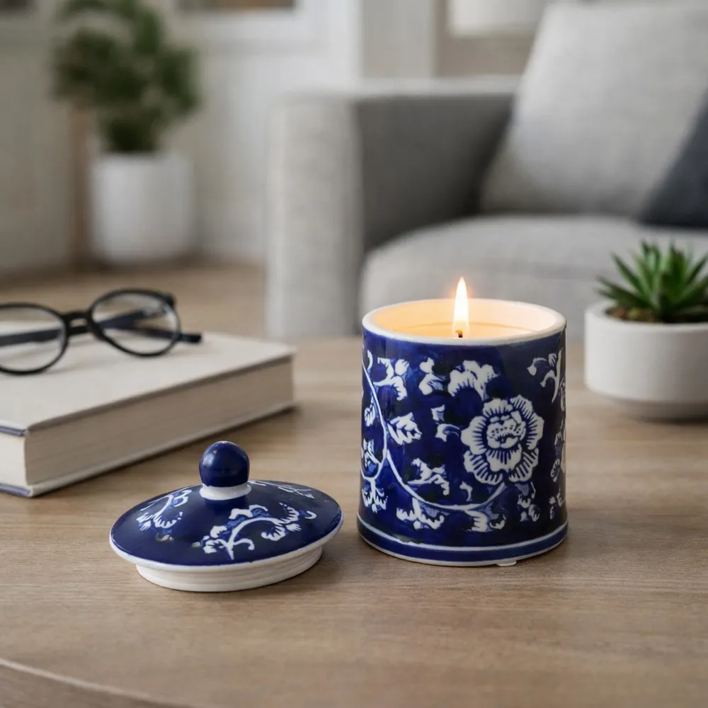 DORIANPARK BLUE CANDLE 6 (IN)