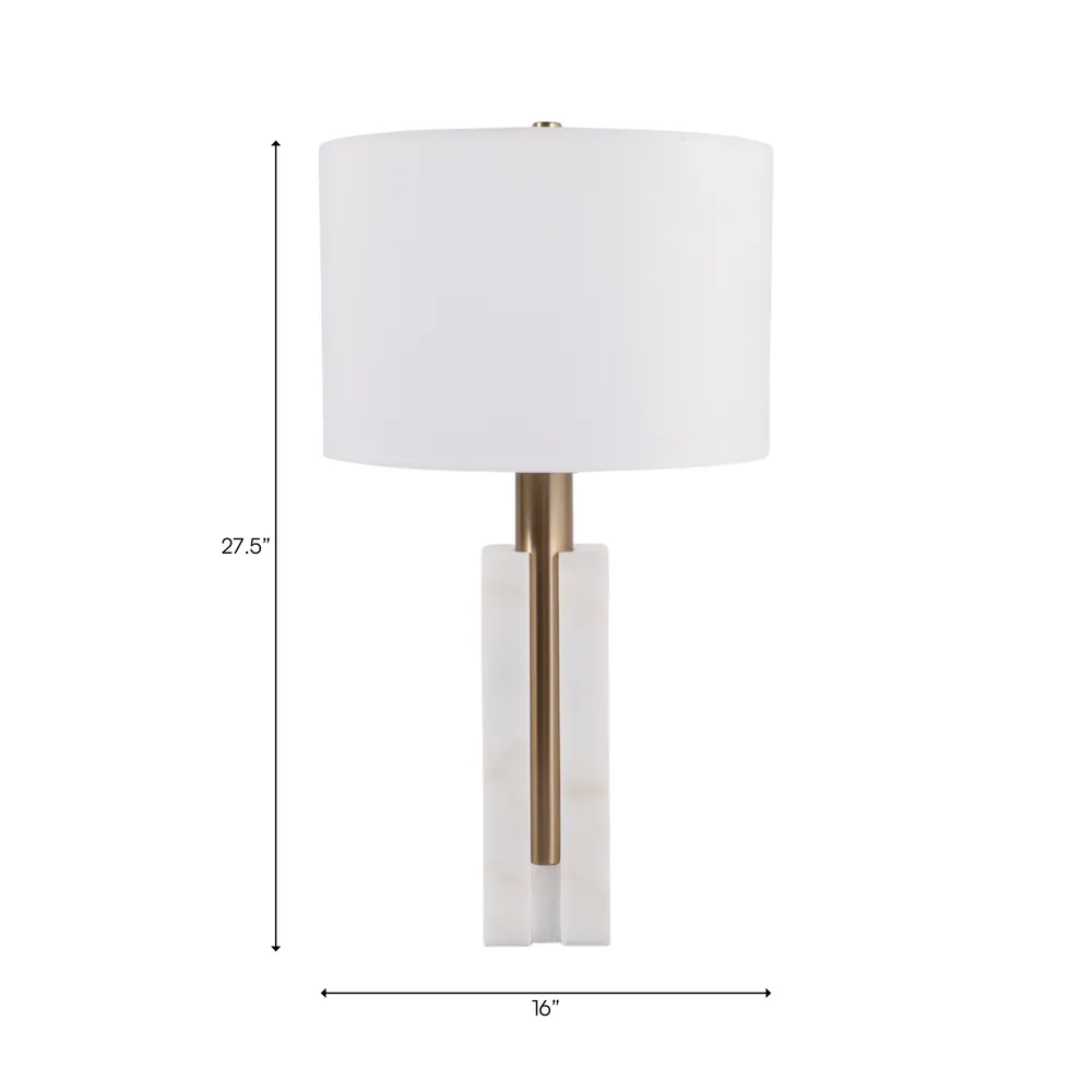 MAXWAY WHITE LAMP 28 (IN)