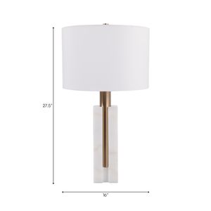 MAXWAY WHITE LAMP 28 (IN) 10