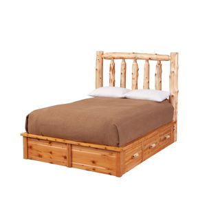 Cedar Three Drawer Underbed for Platform - Double/Single - Coffee