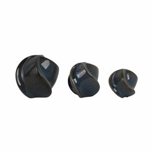 DUFFYROSE SET OF 3 BLUE ORBS 6 (IN) 1