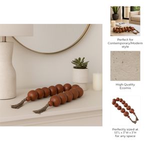 HOLTONHOLM BROWN BEAD 3 (IN) 10