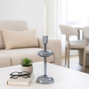 CROSBYHAM BLUE CANDLE HOLDER 10 (IN) 10
