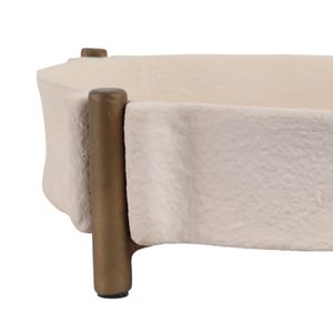 EMMETPORT SET OF 2 BROWN TRAY 4 (IN) 6