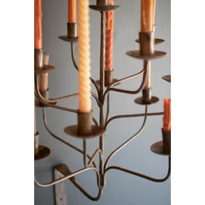 Iron 13 Taper Wall Candelabra 2