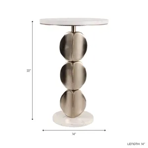 TODD WHITE TABLE 22 (IN) 8