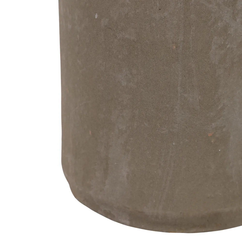 PAXTONCLIFF GRAY CANDLE HOLDER 11 (IN)