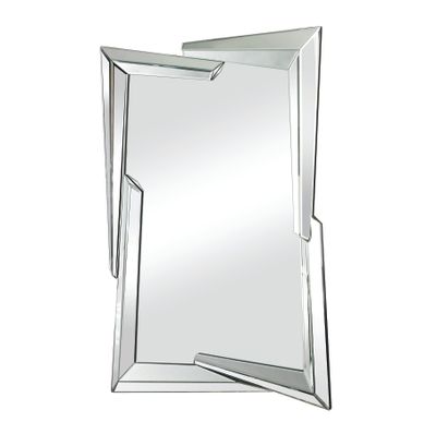 Juxtaposed Angles Wall Mirror