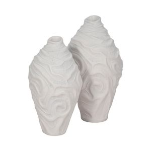 CAMDENSHAW WHITE VASE 14 (IN) 9