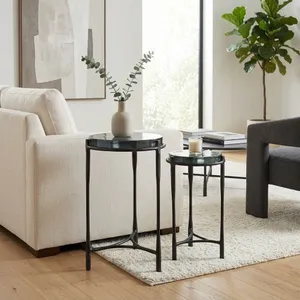 EDGARWIND SET OF 2 GRAY TABLE 26 (IN) 10