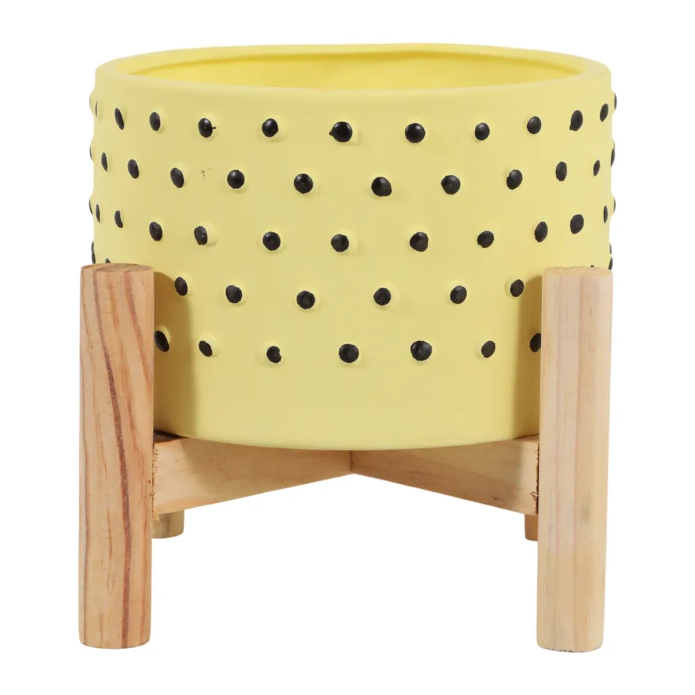 COLECREST YELLOW PLANTER 6 (IN)