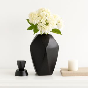 HALTONWORTH BLACK VASE 23 (IN) 10