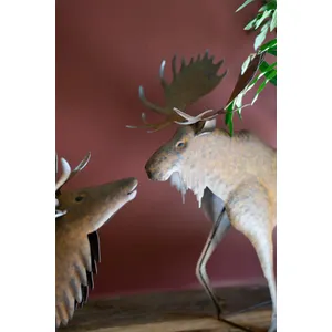 Rustic Metal Moose 2