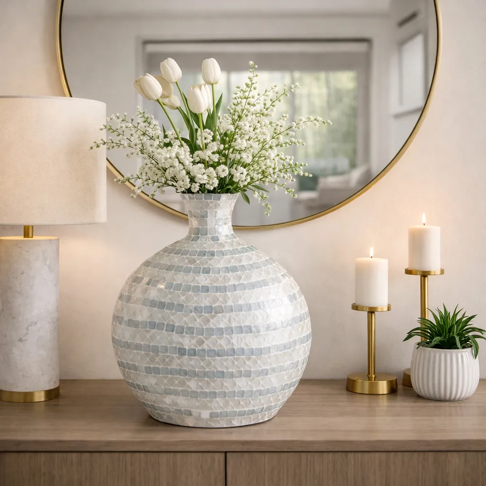 EWINGGATE BLUE VASE 20 (IN)