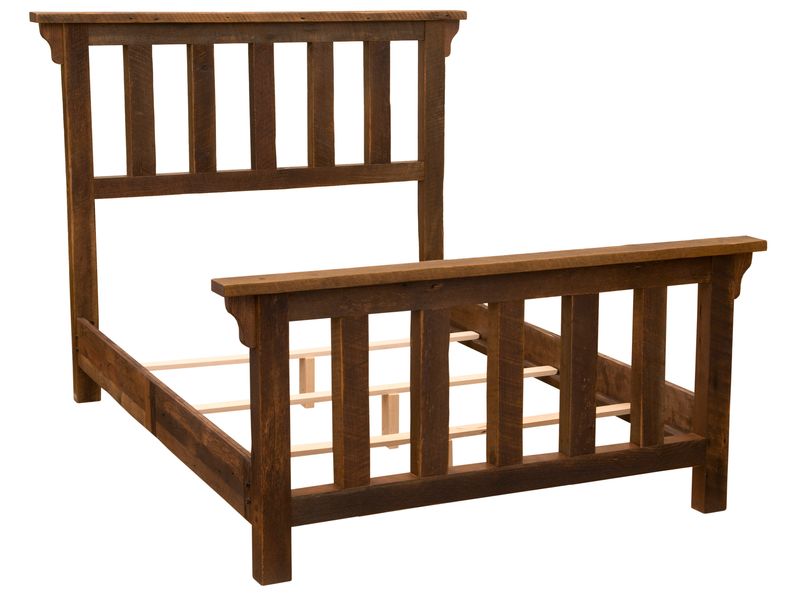 Barnwood Post Bed - King 3