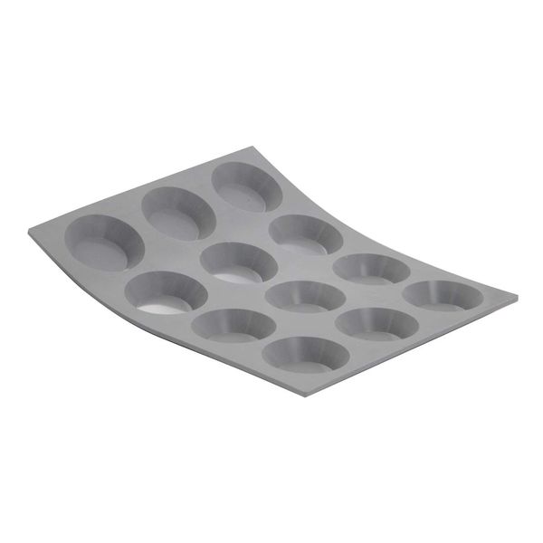DEBUYER ELASTOMOULE Tartlets, Mini Silicone Mold 12