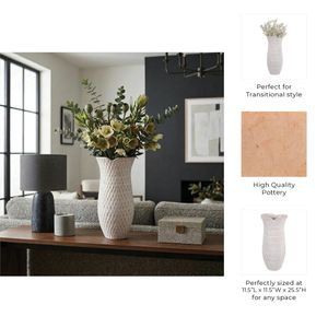 ERINRIDGE IVORY VASE 26 (IN) 11